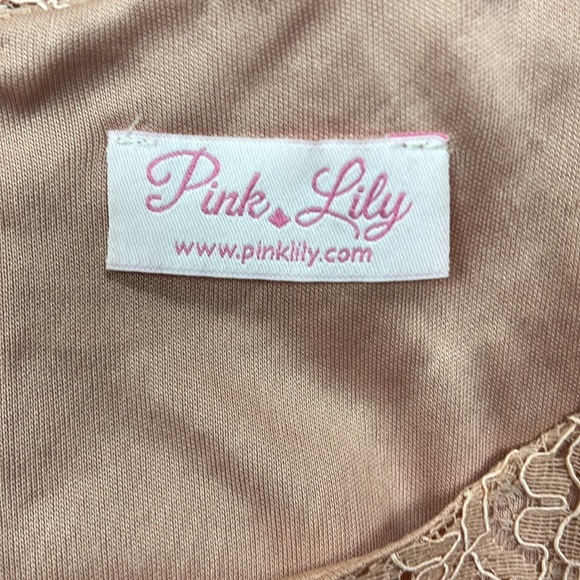 Pink Lily Lace Dress Mix & Match Size Small - Picture 6 of 14
